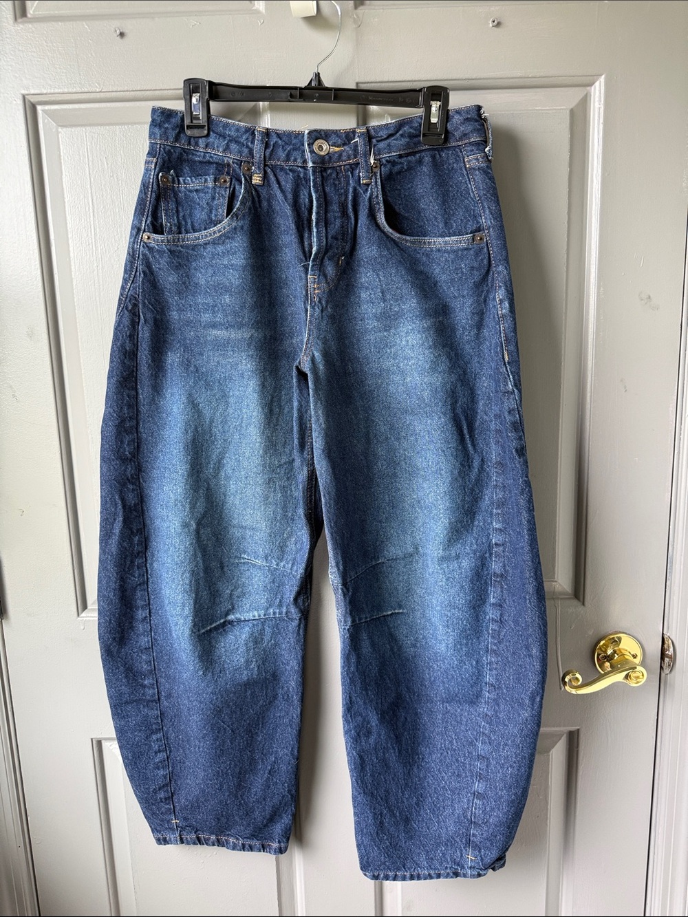 Barrel Women's Jeans - Dark Blue